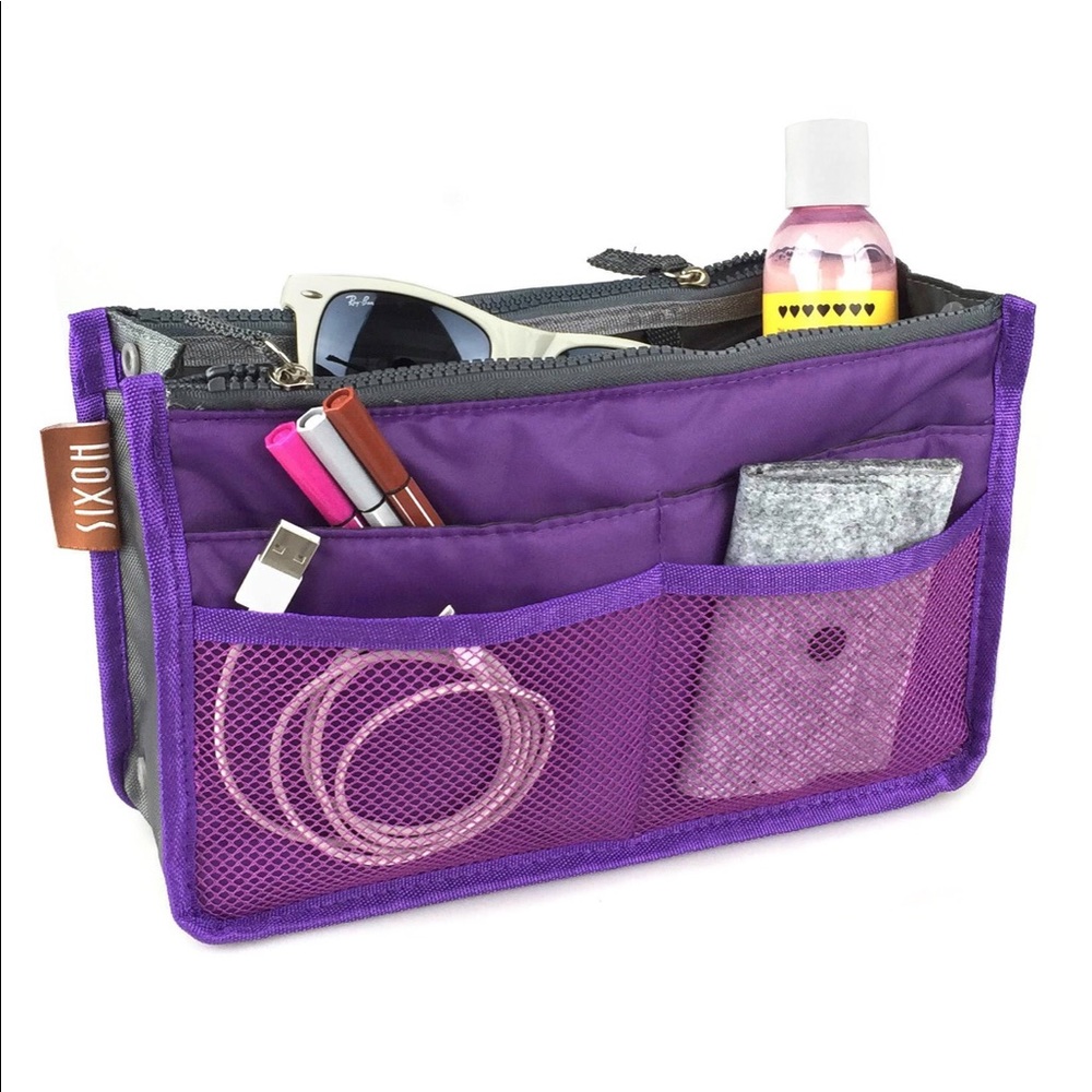 Purse organizer insert